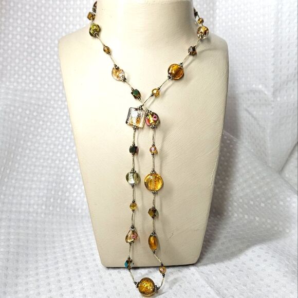Premier Designs Venetian Glass Necklace - Picture 4 of 8